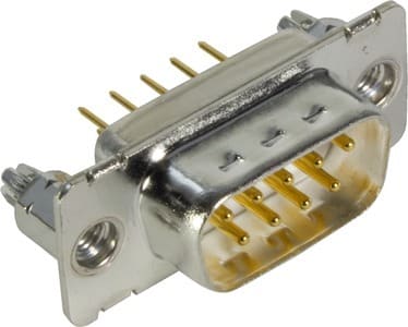 HARTING - DSUB MinD 09P STR MA BL nut M3 PL2