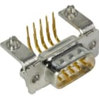 HARTING - D-Sub 09-pole MinD ANG male BL nut M3 PL