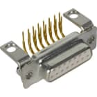 HARTING - D-Sub 15-pole MinD ANG female hole nut M
