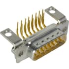 HARTING - D-Sub 15-pole MinD ANG male hole nut M3