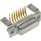 HARTING - D-Sub 15-pole MinD ANG female BL nut M3