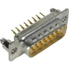 HARTING - D-Sub 15-pole MinD STR male BL nut M3 PL
