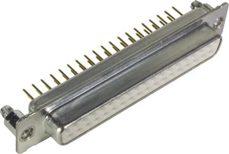HARTING - D-Sub 37-pole MinD STR female BL nut M3