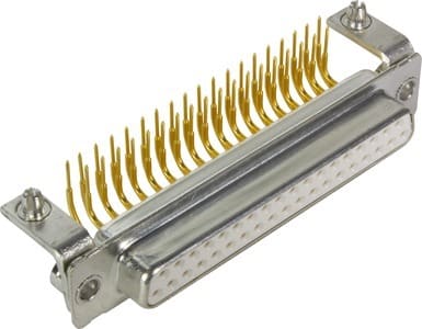 HARTING - D-Sub 37-pole MinD ANG female BL nut M3