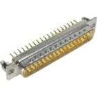 HARTING - D-Sub 37-pole MinD STR male BL nut M3 PL
