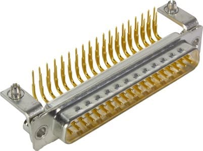 HARTING - DSUB MinD 37P ANG MA BL nut M3 PL2