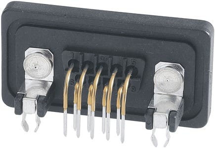 HARTING - D SUB IP 67_25 POLE ANGLED