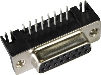 HARTING - DSUB SV FE SSDP ANG-US 15P AU3