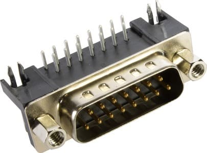 HARTING - DSUB SV MA SSDP ANG-US 15P AU3