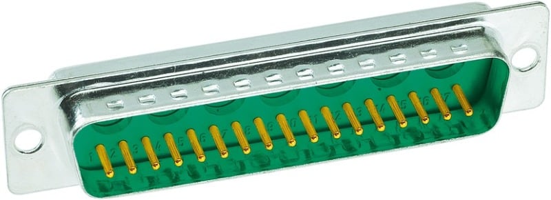 HARTING - D SUB MA STR 24W7 with S4 solder cup sig