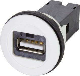 HARTING - har-port USB 2.0 A-A , PFT white