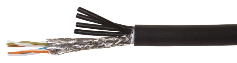 HARTING - Hybridcable Cat.6 4x2xAWG26/7,4x1,5, 50m