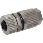 HARTING - RSV M12-crimp gesch. B-kod, Bu , 5pol.