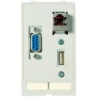 HARTING - Dateneinsatz (USB,RJ45,SUB-D9,f-m)