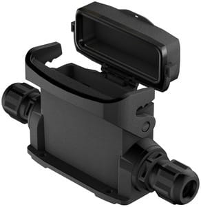 HARTING - Han-Eco 16A-ASG2-M25 m. Kappe/Kabelv.