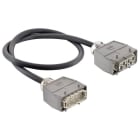 HARTING - Han 6 HsB UL2237 top entry 2-Lever 1,0m