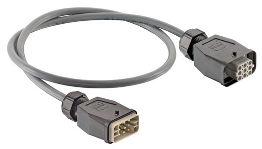 HARTING - Han Q 8/0 UL2237 top entry 1-Lever 2,0m