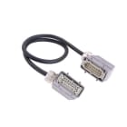 HARTING - Han 16 E UL2237 side entry 2-Lever 1,0m