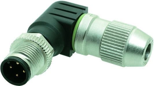 HARTING - Adapter gewinkelt Harax M12-4polig Stift