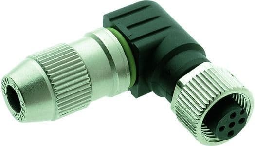 HARTING - Adapter gewinkelt HaraxM12-4polig Buchse