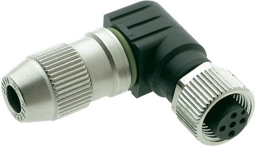 HARTING - Adapter gewinkelt HaraxM12-4polig Buchse