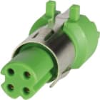 HARTING - M8 PCB Adapter 4pol Dcod. female
