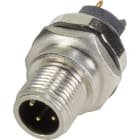 HARTING - PCB receptacle male front A-cod 4-pole