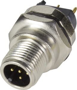 HARTING - PCB receptacle male front A-cod 5-pole