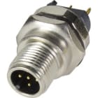 HARTING - PCB receptacle male front A-cod 5-pole