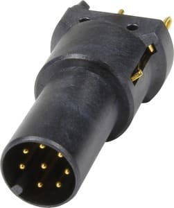 HARTING - M12 PCB receptacle male a-coded 8pol.