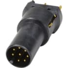 HARTING - M12 PCB receptacle male a-coded 8pol.