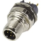 HARTING - PCB receptacle male back A-cod 8-pole