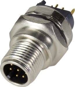 HARTING - PCB receptacle male front A-cod 8-pole
