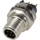HARTING - PCB receptacle male front A-cod 8-pole