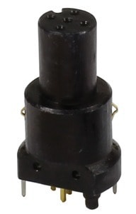 HARTING - M12 PCB receptacle female a-coded 4pol.