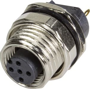 HARTING - PCB receptacle female back A-cod 4-pole