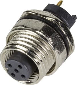 HARTING - PCB receptacle female back A-cod 5-pole