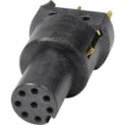 HARTING - M12 PCB receptacle female a-coded 8pol.