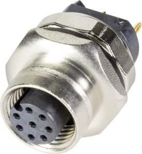 HARTING - PCB receptacle female front A-cod 8-pole