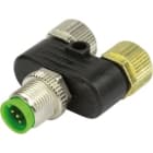 HARTING - M12-ADPT-M12/M12-5/5P-ACOD-M/F/F-STR