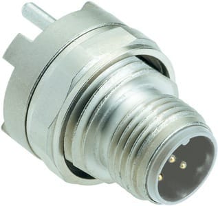 HARTING - M12-M Gerätestift 5pol. B-kod. IP67 ger.