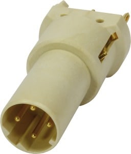 HARTING - M12 PCB receptacle male d-coded 4pol.