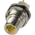 HARTING - PCB receptacle male back D-cod 4-pole