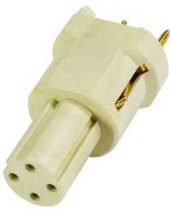 HARTING - M12 PCB receptacle female d-coded 4pol.