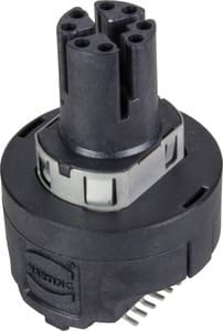 HARTING - M12 transf. 1000BASE-T x STR with PoE+