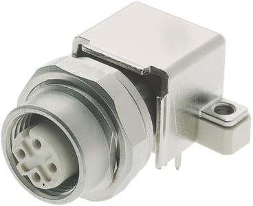 HARTING - Gerätebuchse M12-D-kod.-IP20 Kod.oben