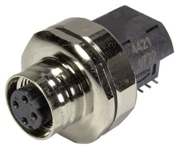 HARTING - M12 MAGNET D-CODED ANG POE FAST ETHERNET