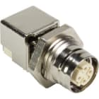 HARTING - M12 PCB female D-coded angled IP20