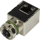HARTING - Adapter M12 RJ45 Cat 6a angled