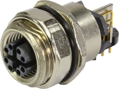 HARTING - M12 CAT6a Bu gewinkelt HWM